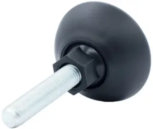 Опора резьбовая ОРШ49-10х70 шарнирная, черная