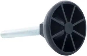 Опора резьбовая ОРШ49-10х80 шарнирная, черная