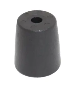 Пластиковая заглушка 30х25,5 мм для труб или прутков Ø6 мм