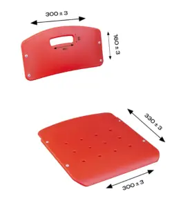 Комплект Plywood спинка, сиденье 330, цвет Васильковый