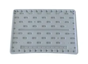 Столешница парты одноместная, эргономичная, пенал, глуб. 500 шир. 700,цвет салат