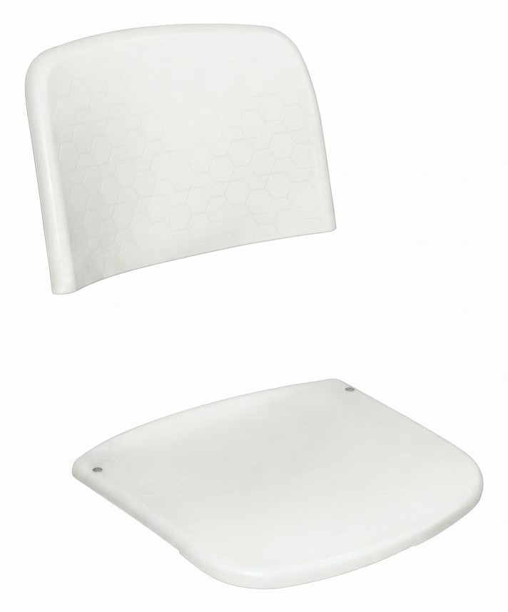Комплект Sota спинка, сиденье 400, цвет белый RAL 9003